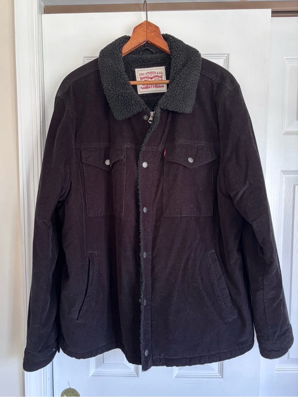 Levi's Black Corduroy Utility Jacket